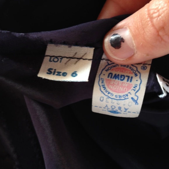 Late 70's Malbe Original Black Velvet Gauchos size 6 - Picture 4 of 4